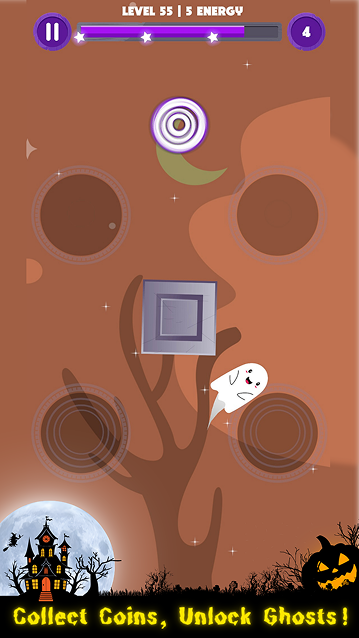 Collect coins, unlock ghosts!